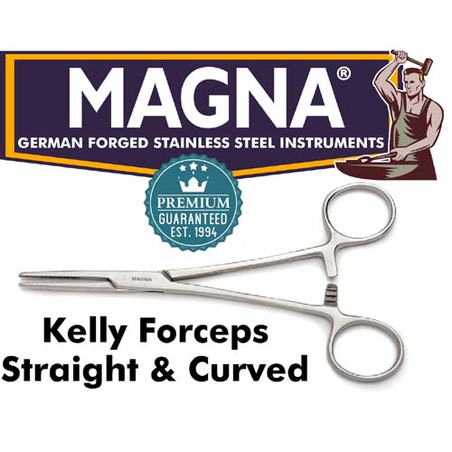 Kelly Forceps - Stainless